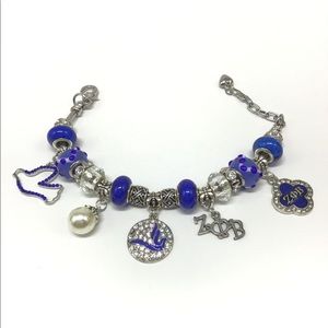 Zeta Phi Beta Sorority Charm Bracelet